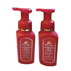 2 CHAMPAGNE APPLE AND HONEY FOAMING HAND SOAPS BY BATH & BODY WORKS